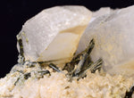 12.3cms QUARTZ EPIDOTE CRYSTAL MINERAL SPECIMEN QB109