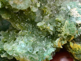 11.6cms DRUZY CHRYSOCOLLA CALCITE QUARTZ LILY MINE PERU COPPER MINERAL DB60