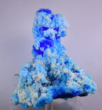 12.5cms NEW BLUE CHALCANTHITE NATURAL BOTRYOIDAL CRYSTALS PERU TRANSLUCENT FB33