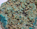 12.5cms DIOPTASE CRYSTALS PERU QUARTZ CHRYSOCOLLA MINERAL SPECIMEN KB40