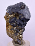 4.5cms GALENA QUARTZ PYRITE CRYSTAL CUBIC PERU MINERAL SPECIMEN  GB38