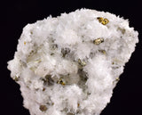 4cms APATITE QUARTZ PYRITE CRYSTALS DICKITE PERU HUANZALA AB228