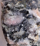 5.6cm ACANTHITE RHODOCHROSITE CHALCOPYRITE PYRARGYRITE QUARTZ CRYSTAL PERU HB182