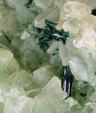 8.4cms ATACAMITE CALCITE DRUZY CHRYSOCOLLA MALACHITE LILY MINE PERU DB72