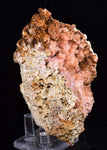 9.9cms ROSE DRUZY QUARTZ BRIGHT CRYSTALS CATHEDRAL BOTRYOIDAL PERU NEW FIND QB41