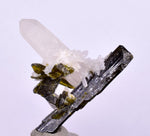 3cms PREMIUM EPIDOTE QUARTZ MINIATURE CRYSTALS PERU AESTHETIC COLLECTOR CB132