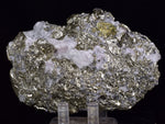 10.9cms PYRITE CUBIC FLUORITE QUARTZ PERU SHINY CRYSTALS MINERAL COLLECTOR MB134