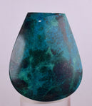 4.3 cms  BLUE CHRYSOCOLLA MALACHITE PERU SCENIC CABOCHON PENDANT BB283