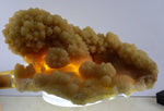 18cms NATURAL SCULPTURE LION CALCITE ARAGONITE (?) CRYSTALS PERU SHINY GB56