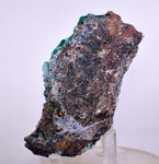 9cm GEM BROCHANTITE CHRYSOCOLLA MALACHITE DRUZY QUARTZ DIOPTASE ? CHILE ZB27