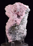 10.3cms RHODOCHROSITE ROSETTE PYRITE FLUORITE QUARTZ PERU PINK CRYSTALS RB347