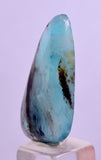 11.5ct GEM BLUE OPAL SCENIC CABOCHON PERU SEASCAPE PENDANT JEWELRY BB347