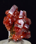 2.7cm VANADINITE CRYSTAL BARITE MIBLADEN MOROCCO MINIATURE MINERAL SPECIMEN WB20