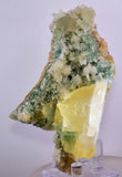 10cms ATACAMITE SELENITE CALCITE CRYSTAL LILY MINE 2000 DISCOVERY PERU TB82