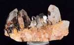 7.7cm HEMATOID QUARTZ  GOETHITE IRIDESCENT MINERAL SPECIMEN PERU COLLECTOR QB115