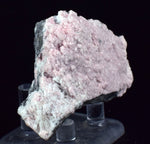6.5cms RHODOCHROSITE ROSETTE PYRITE CRYSTALS PERU MINERAL SPECIMEN RB574