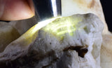 19cms BLUE STRONTIANITE ARAGONITE BOTRYOIDAL CRYSTAL PERUMAR TRANSLUCENT CB162