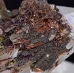 6.4cms HEMATOID QUARTZ DOUBLY TERMINATED GOETHITE MINERAL SPECIMEN PERU QB112