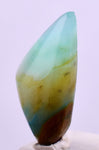 4.5ct GEM BLUE OPAL SCENIC CABOCHON PERU SEASCAPE PENDANT JEWELRY BB352