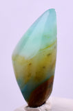 4.5ct GEM BLUE OPAL SCENIC CABOCHON PERU SEASCAPE PENDANT JEWELRY BB352