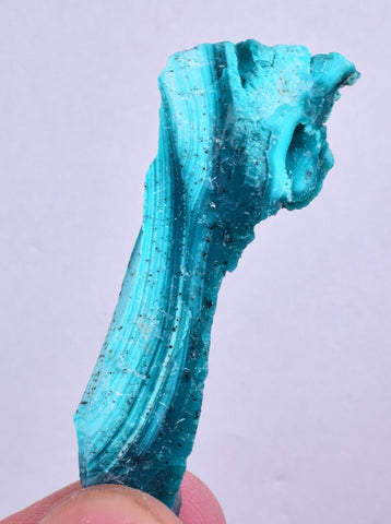 5.9grs BLUE MALACHITE CHRYSOCOLLA SCULPTURE SCENIC PERU ROUGH DECORATION UB160