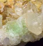 8.5cms AUGELITE CRYSTAL PERU DARK GREEN BRIGHT NEEDLE QUARTZ PASTO BUENO AB179