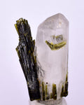 2.8cms PREMIUM EPIDOTE QUARTZ MINIATURE CRYSTALS PERU AESTHETIC COLLECTOR CB128
