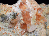 6.5cms LIMONITE IN SELENITE CRYSTAL COLLECTOR PERU MINERAL SPECIMEN TB103