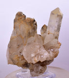 7cms CALCITE WITH QUARTZ CRYSTALS PERU SHINY MINERAL SPECIMEN COLLECTOR GB06