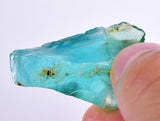 50cts GEM BLUE OPAL HIGH QUALITY PERU ROUGH SCENIC MINERAL SPECIMEN OB151
