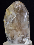11cms QUARTZ DENDRITIC MANGANESE SHINY POLISHED CRYSTAL MINERAL SPECIMEN QB91