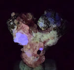 1.6cms RHODOCHROSITE FLUORITE PYRITE CRYSTAL RHOMBOHEDRAL SUPER MINIATURE RB308