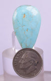 2.8cms GEM NATURAL TURQUOISE SCENIC CABOCHON RARE PERU PENDANT JEWELRY BB190