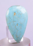 2.8cms GEM NATURAL TURQUOISE SCENIC CABOCHON RARE PERU PENDANT JEWELRY BB190