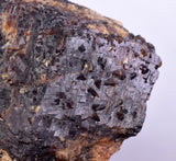 6.4cms  GEM GARNET STEPPED SPESSARTINE CRYSTALS PERU SHINY SHARP RARE GB51