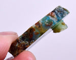 10grams BLUE OPAL SLAB PERU SCENIC QUALITY TRANSLUCENT JEWELRY COLLECTOR OB73