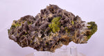 9.7cms AXINITE EPIDOTE QUARTZ GARNET CRYSTALS PERU AESTHETIC COLLECTOR AB244