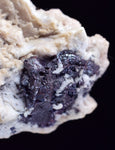 3.8cms PROUSTITE RED RUBY SILVER  MANGANO CALCITE PERU UCHUCCHACUA MINE HB268