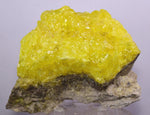 8.3cms SULPHUR NATURAL CRYSTALS BOLIVIA SULFUR POTOSI MINERAL SPECIMEN YB20