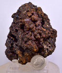 7.6cms GOETHITE BOTRYOIDAL IRIDESCENT CRYSTALS PERU IRON NEW FIND MINERAL ZB32