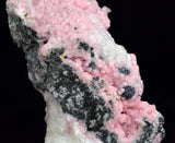 7.5cms RHODOCHROSITE QUARTZ CALCITE CRYSTALS JORDANITE (?) GALENA PERU RB510