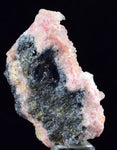4.1cms RHODOCHROSITE ROSETTE QUARTZ SPHALERITE PERU PINK CRYSTALS NEEDLES  RB327