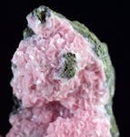 6.9cms RHODOCHROSITE ROSETTE PYRITE CRYSTALS PERU MINERAL SPECIMEN RB528