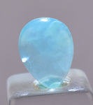 1ct GEM BLUE OPAL SCENIC CABOCHON PERU SEASCAPE PENDANT JEWELRY BB351
