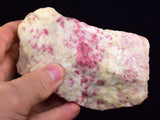 530 Grams GEM RED THULITE SCAPOLITE MARIALITE CLINOZOISITE ROUGH PERU OB134