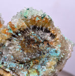 5cms ATACAMITE SELENITE DRUZY CHRYSOCOLLA QUARTZ MALACHITE LILY MINE PERU AB161