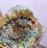 5cms ATACAMITE SELENITE DRUZY CHRYSOCOLLA QUARTZ MALACHITE LILY MINE PERU AB161