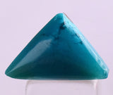 4.5arats GEM SILICA CHRYSOCOLLA CABOCHON CHALCEDONY LILY MINE PERU SCENIC BB138