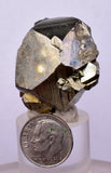 LOT 8  PYRITE OCTAHEDRAL PERU SHINY CRYSTALS MINERAL SPECIMEN COLLECTOR MB147