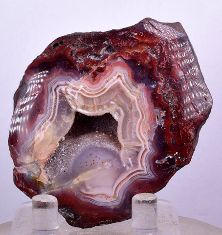 6.6cms GEM AGATE POLISHED DRUZY NATURAL PERU MULTI COLOR GEMSTONE JEWELRY AB118